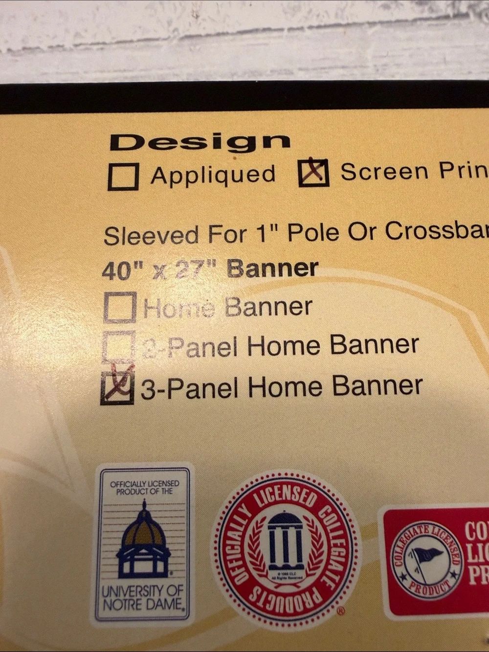 Davidson Nylon Home Banner-